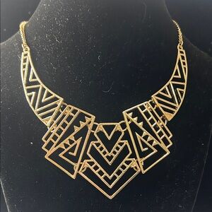 Geometric Gold Necklace